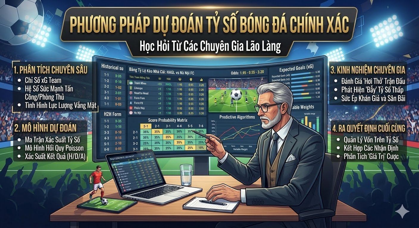 dự đoán tỷ số bóng đá
